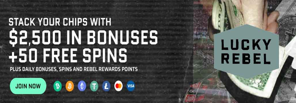 Lucky Rebel Casino promo